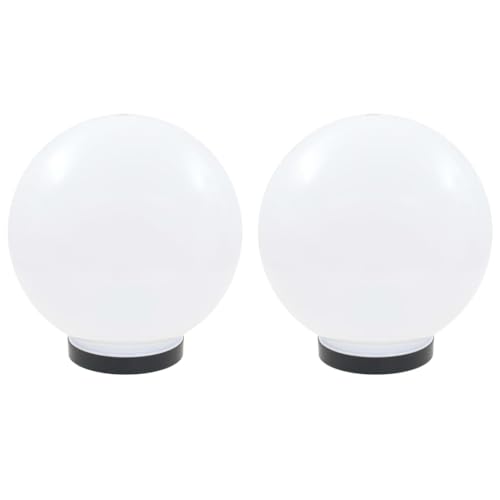 vidaXL 2x Lampe à LED sous Forme de Boule Sphérique 25 cm Eclairage Lumière