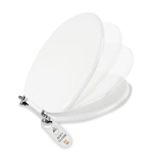 Akitaink Copriwater Soft Close in Legno Bianco
