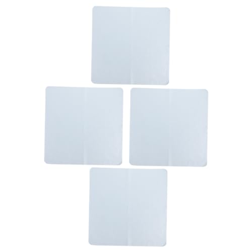 KICHOUSE 4Piezas Paquete de Paños de Microfibra para Limpieza de Gafas y Pantallas Lentes sin Pelusa para Móviles y Ordenadores Color