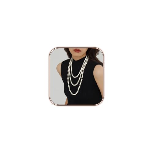 Zeffy Long Pearl Necklace 70