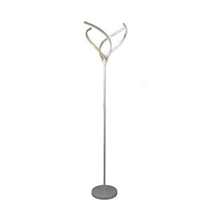 DonRegaloWeb – Lampada da Terra a LED, in Metallo, Bianca, 170 x 35 cm