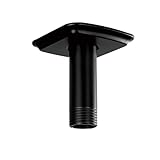 SKOWLL Shower Arm with Flange, 3 Inches Ceiling Mount Replacement Rain Shower Head Straight Arm Ceiling Mounted For Fixed Shower Head High...