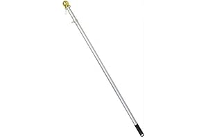 6ft Aluminum Hand Held Pole: Your Portable Flag-Flying Companion