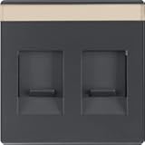 Tapa central con protección de suciedad y portaetiquetas doble, Q.1/Q.3, ant