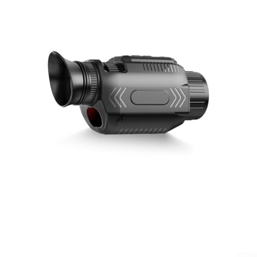Monocular de visión nocturna con grabación 4K, zoom 28X, batería de 8 horas y carga USB C, adecuado para observación nocturna al aire libre (E)