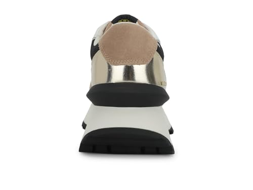 VINTAGE HAVANA Womens Major Glitter Platform Slip Onsneakers Sneakers Shoes Casual - Black, Silver, White4