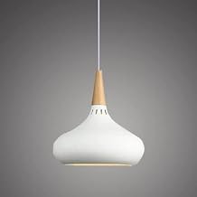 LED Chandeliers, Creative Colored Metal Pendant Light, Nordic Style Chandelier, Ceiling Lighting Fixture, Restaurant Cafe Decoration Hanging Lamp, Adjustable Height Color White, Size 7.8in