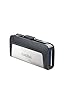 Sandisk Ultra Dual USB Drive Type-C 64 GB, USB 3.1 Type C, Nero/Argento