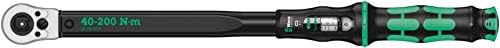 Wera 05075626001 Click-Torque C 3 Push R/L Adjustable Torque Wrench for clockwise and Anti-clockwise Torque-Control, 40-200 Nm, 1/2" x 40-200 Nm