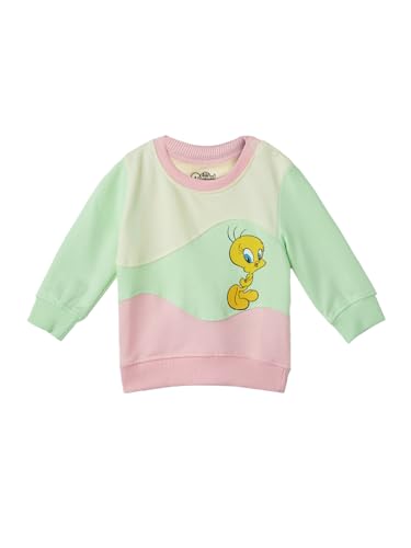 Image of The Souled Store Official Girls Looney Tunes: Tweety Cotton Sweatshirts