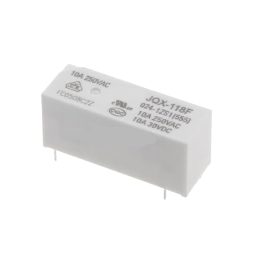 Relé JQX-118F-024-1ZS1 de 24V mini relés de potencia de 5 pines y 10A para PCB 2