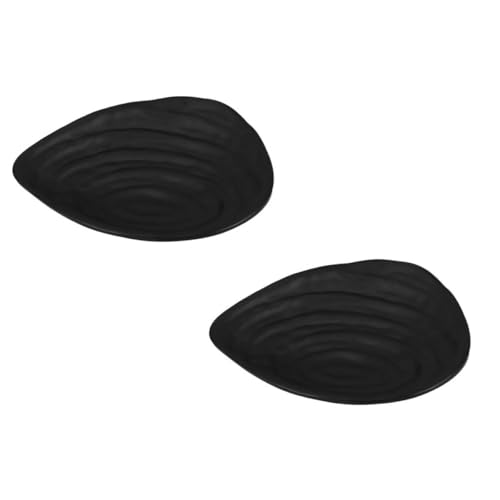 Set 2 Platos Sushi Melamina Negra 9 pulgadas miniatura 1