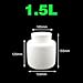 99% Alumina Corundum Ball Mill Jar for Laboratory and Industrial Use - 0.5L, 1L, 1.5L(1.5l)