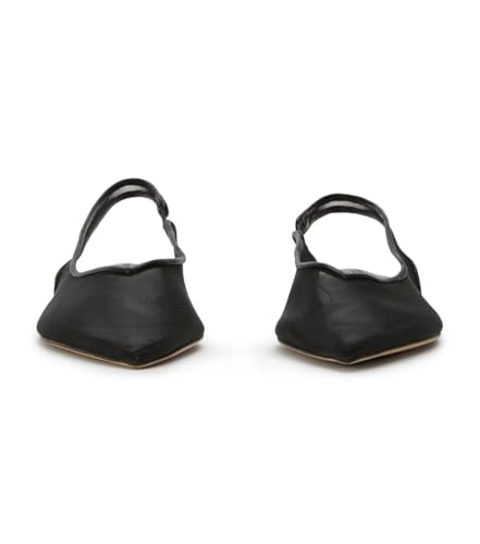 Mesh Slingback Ballet Flats Shoes for Women Pointed Toe Slip On Low Heels Casual Work Comfortable Soft3