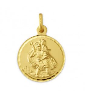 Médaille Saint Christophe or 9 carats Argyor : le pendentif protecteur des voyageurs