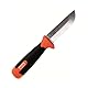 BAHCO Cuchillo de carpintero de industria pesada con hoja curvada PPE resistente a los impactos con hoja endurecida a 58-61 HRC para un filo más duradero