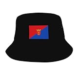 Mujer Hombre Sombrero De Cubo Plegable Bucket Hat Casuales Protección Solar Gorro Gorro De Pescador para Playa Excursionismo Pesca Bandera De Lanzarote