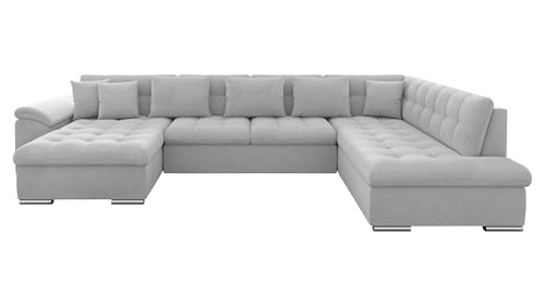Mirjan24 Niko Bis Sofá esquinero de diseño, sofá cama, en U, almacenaje, varios colores, directamente del fabricante (sofá esquinero, izquierda, Uttario Ve. 2973)