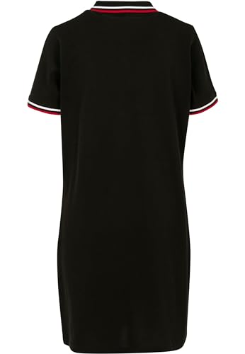 Urban Classics Ladies Polo Mujer Vestido Corto Negro M 100% algodón
