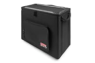 Pull handle and wheels Tow handle and wheels Rails to prevent amp from vibrating off the case during performance Rugged nylon material over 1/2" wood frame Reinforced surface for use as a stand on stage