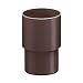 Produktbild INEFA Fallrohr Verbinder, PVC DN 75 Dunkelbraun Ablaufrohrverbinder Dachrinnenzubehör, einfache Steckmontage, Made in Germany