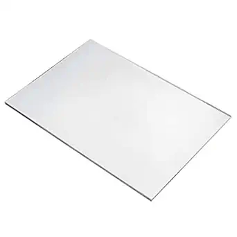 CraftOKrazzy Transparent Acrylic Clear Plexiglass 2mm Sheet A4 size DIY Projects/Glass Painting - Pack of 1