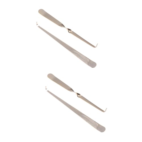 Tofficu 4 Pcs Candle Tool Stainless Steel Candle Snuffer Diamond Art Accessories Candle Trimmer Stained Glass Kit Hook Tool Candle Put Out Stick Candle Accessory Candles Bucket Wick