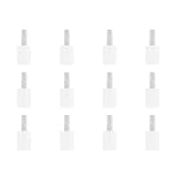 PSBM 12 Rolls 5 Inch x 1000 Feet 80 Gauge White Mini Stretch Film/Wrap with Extended Core Handles, Heavy Duty Industrial Strength Shrink/Plastic Wrap for Moving, Packing & Shipping