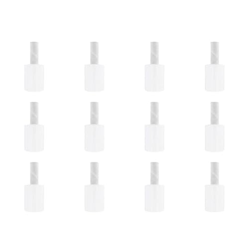 PSBM 12 Rolls 5 Inch x 1000 Feet 80 Gauge White Mini Stretch Film/Wrap with Extended Core Handles, Heavy Duty Industrial Strength Shrink/Plastic Wrap for Moving, Packing & Shipping