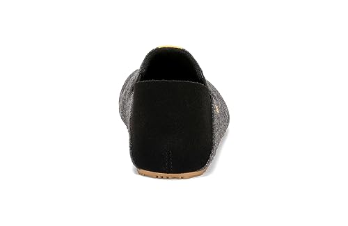 Xero Shoes Women's Pagosa Faux-Wool Barefoot House Slipper, Black, 8.54