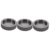 BELLIFFY 3pcs Metal Casting Molds Graphite Round Ingot Molds Lead Melting Smelting for Metalworkers High-Temperature Reusable Furnace Tools