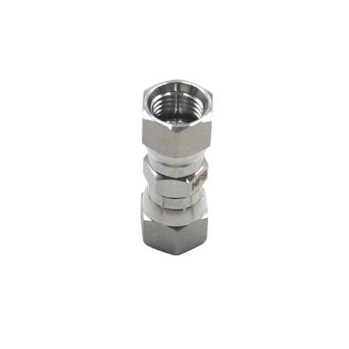 Image of HFS(R) 1 /4 inch Female JIC Swivel x 1 /4 inch Female JIC Swivel Nut Union Stainless Steel 304