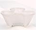 GEMORE Le Nouveau PP Trois Dimensions des Pots de Fleurs, des Pots Fraises, des Pots de Plantes de recouvrement Multicouche, Fruits et légumes Pots de Plantation (Color : White)