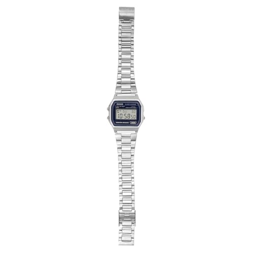 Image of Casio Vintage A158WEA-2DF Digital Silver Watch Unisex (D425)