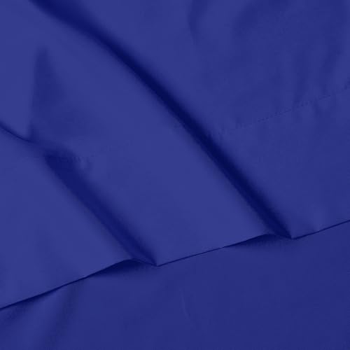 Image of Elegant Comfort Luxury 1500 Premium Hotel Quality Microfiber 4-Piece Sheet Set - Wrinkle Resistant, All Around Elastic Fitted Sheet, Deep Pocket up to 16 inch, California King, Royal Blue