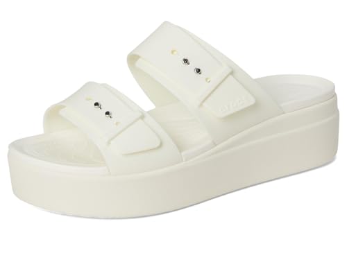 Image of Crocs Women's Brooklyn Buckle Low Wedges
