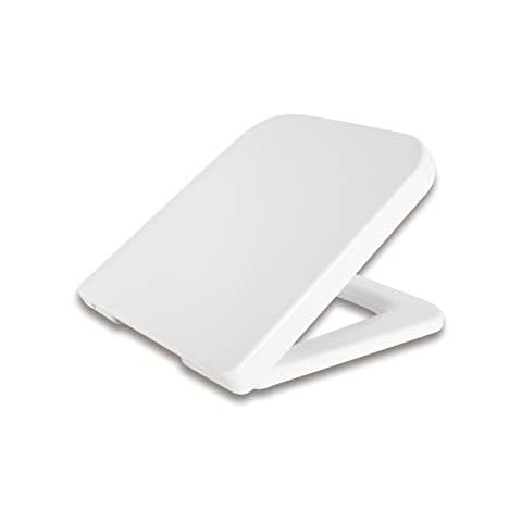 Grünblatt Premium Duroplast Toilet Seat Soft Close Toilet Seat Removable for Cleaning (Cello) Cover