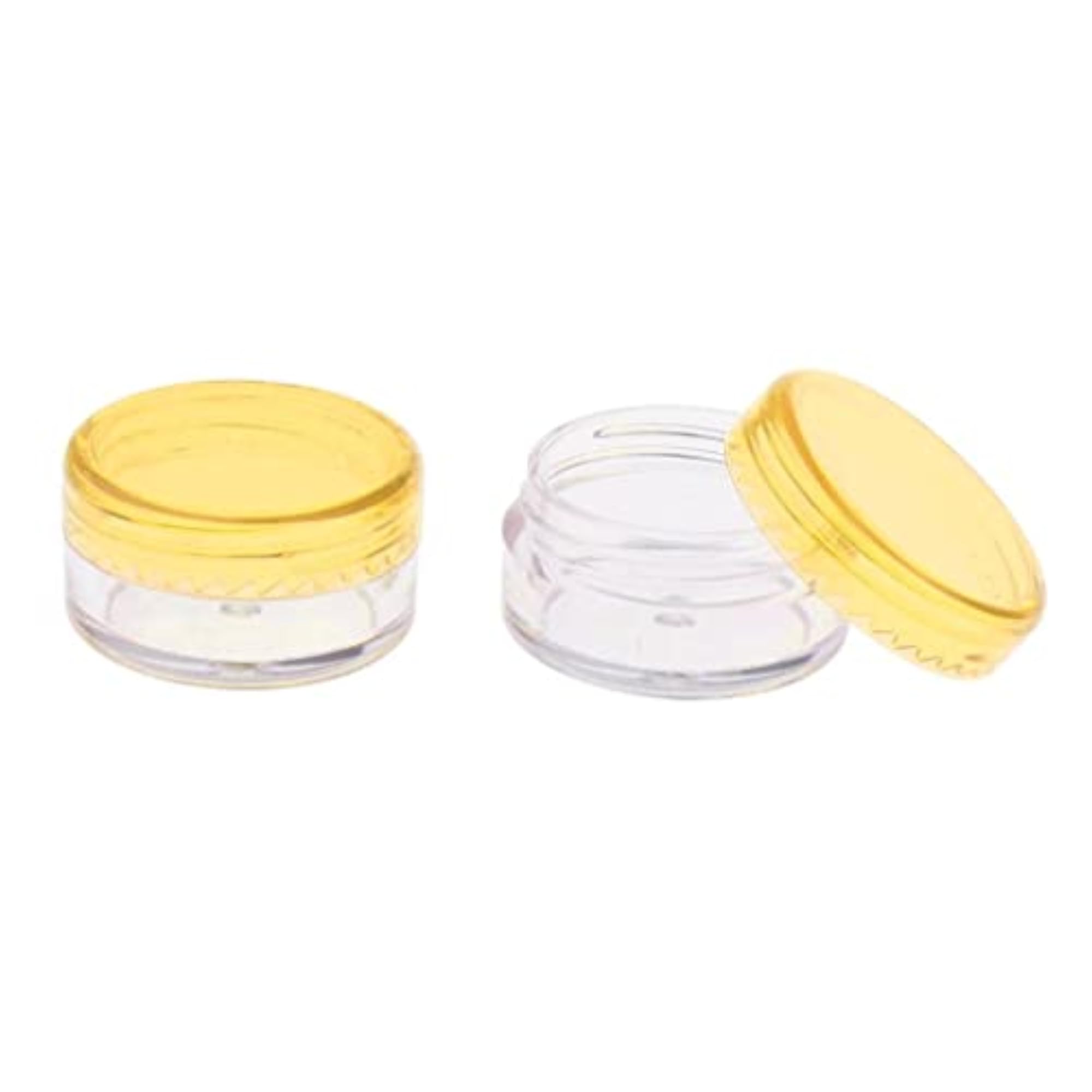 50Pcs Empty Round Makeup Jar Pot Travel Cream Containers