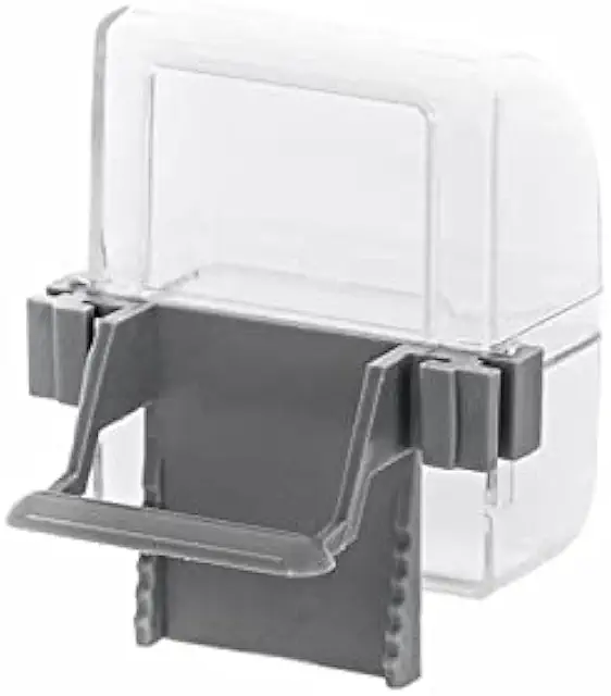 Duvo+ Duvoplus Vogelkäfig Futternapf für Kanarienvögel, Grau, 8x4,5x6,5 cm