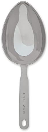RSVP Endurance Stainless Steel Oval 1 Cup Measuring Scoop