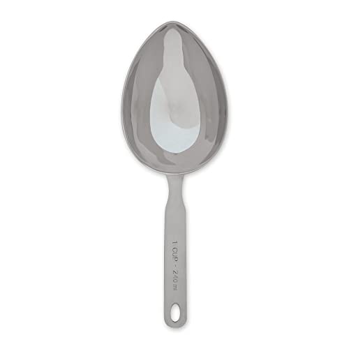Cuchara medidora de acero inoxidable 1 taza RSVP miniatura 2