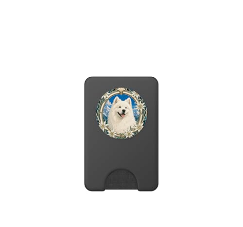 PopSockets PopWallet Samoyedo Art Nouveau para iPhone con MagSafe 2