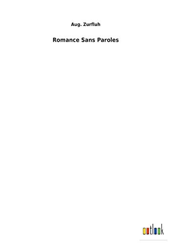 Romance Sans Paroles (French Edition)