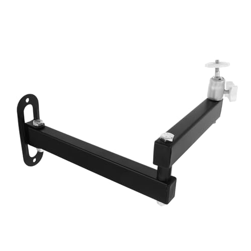 Holibanna 360grado Soporte De Pared para Proyector Diseño Ajustable Giratorio Aluminio Pequeño