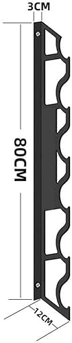 Estante de almacenamiento de metal resistente para montaje en pared, organizador para vinilo, tela, materiales de manualidades, carteles y pancartas