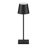 [Touch dimmbare Tischleuchte] Einfach zu bedienende Touch Lampenfunktion. Unser kabelloses Licht verwendet 3-Wege dimmbaren hochwertigen LED-Chip und verwendet 10,100% stufenlosen Helligkeits-Touch-Control-Dimmer. Das Touchpanel hat die Sicherheitszertifizierung bestanden. Die Lampe ist umweltfreundlich und hat einen geringen Stromverbrauch. Die schwarze wiederaufladbare LED Schreibtischlampe wird Ihr Zimmer leicht dekorieren.