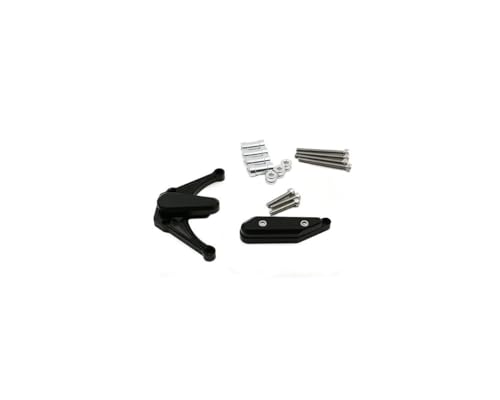 Kit protection de carters CNC anodisés noir R1 2009-2014 haut de gamme pour l'endurance sur piste