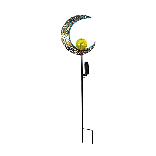 Lampe de jardin solaire contre l'obscurité de la pelouse balisage bleu étanche