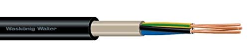 50m Meter Erdkabel NYY-J 5x6 mm² schwarz 5x6 qmm Starkstromkabel Durchlauferhitzer 32A Starkstromsteckdose für den Innen- und Außenbereich…