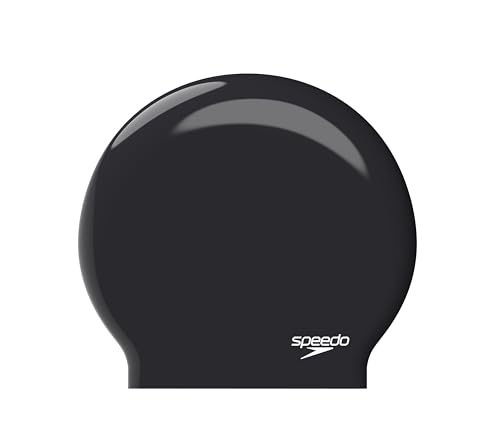 Speedo Biofuse Protective Badekappe für Unisex Erwachsene, Schwarz, L